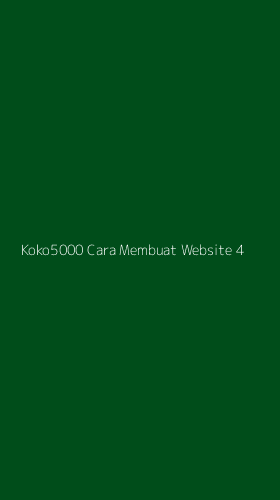 Tampilan Antarmuka Aplikasi Koko5000 Cara Membuat Website - 4