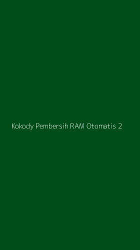 Tampilan Antarmuka Aplikasi Kokody Pembersih Ram Otomatis - 2