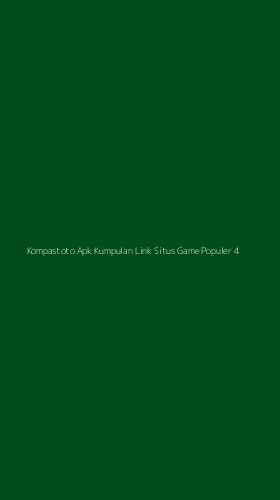 Tampilan Antarmuka Aplikasi Kompastoto Apk Kumpulan Link Situs Game Populer - 4