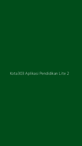 Tampilan Antarmuka Aplikasi Kota303 Aplikasi Pendidikan Lite - 2