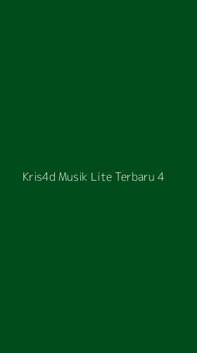 Tampilan Antarmuka Aplikasi Kris4d Musik Lite Terbaru - 4