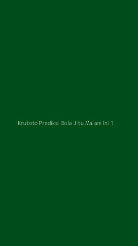 Tampilan Antarmuka Aplikasi Krutoto Prediksi Bola Jitu Malam Ini - 1