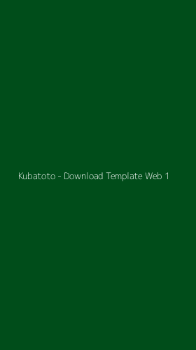 Tampilan Antarmuka Aplikasi Kubatoto - Download Template Web - 1