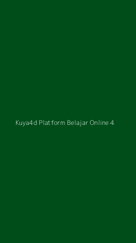 Tampilan Antarmuka Aplikasi Kuya4d Platform Belajar Online - 4