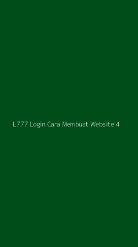 Tampilan Antarmuka Aplikasi L777 Login Cara Membuat Website - 4