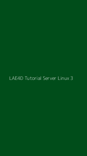 Tampilan Antarmuka Aplikasi Lae4d Tutorial Server Linux - 3