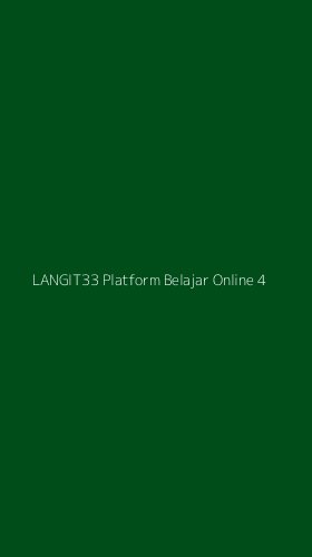 Tampilan Antarmuka Aplikasi Langit33 Platform Belajar Online - 4