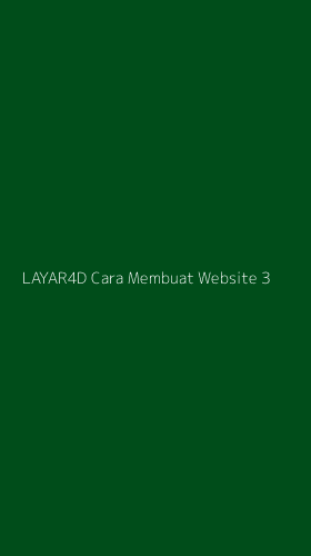 Tampilan Antarmuka Aplikasi Layar4d Cara Membuat Website - 3