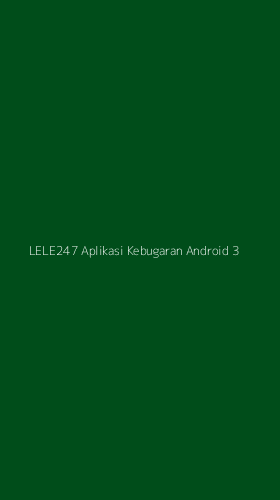 Tampilan Antarmuka Aplikasi Lele247 Aplikasi Kebugaran Android - 3