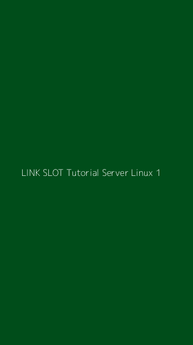 Tampilan Antarmuka Aplikasi Link Slot Tutorial Server Linux - 1