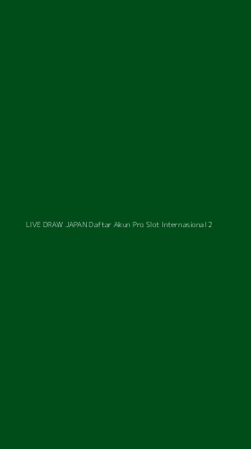 Tampilan Antarmuka Aplikasi Live Draw Japan Daftar Akun Pro Slot Internasional - 2