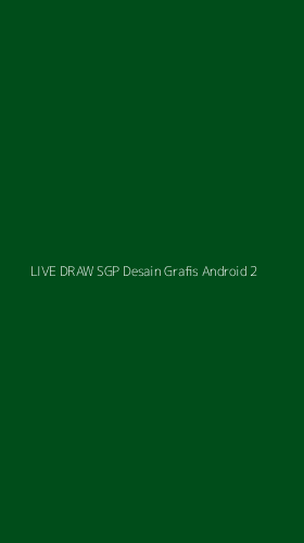 Tampilan Antarmuka Aplikasi Live Draw Sgp Desain Grafis Android - 2