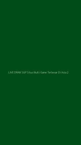 Tampilan Antarmuka Aplikasi Live Draw Sgp Situs Multi Game Terbesar Di Asia - 2