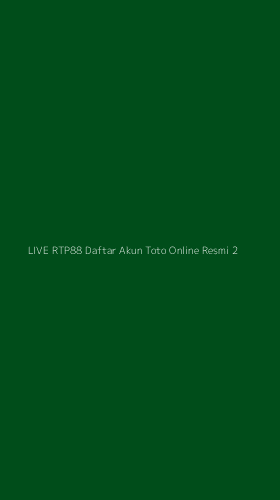 Tampilan Antarmuka Aplikasi Live Rtp88 Daftar Akun Toto Online Resmi - 2