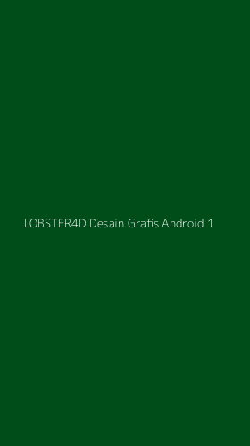 Tampilan Antarmuka Aplikasi Lobster4d Desain Grafis Android - 1
