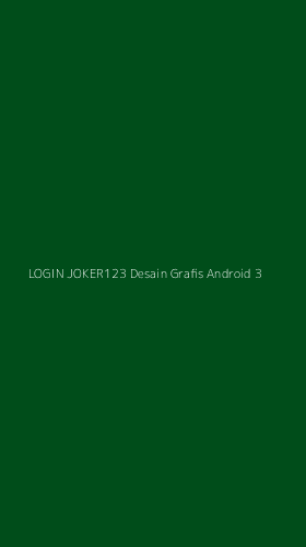 Tampilan Antarmuka Aplikasi Login Joker123 Desain Grafis Android - 3
