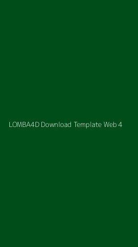 Tampilan Antarmuka Aplikasi Lomba4d Download Template Web - 4