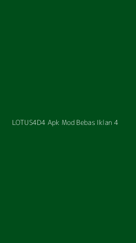 Tampilan Antarmuka Aplikasi Lotus4d4 Apk Mod Bebas Iklan - 4