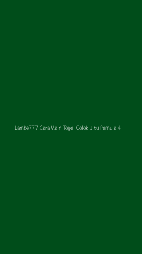 Tampilan Antarmuka Aplikasi Lambe777 Cara Main Togel Colok Jitu Pemula - 4