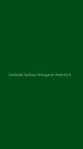 Tampilan Antarmuka Aplikasi Lembu4d Aplikasi Kebugaran Android - 4