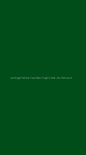 Tampilan Antarmuka Aplikasi Lenitogel Daftar Cara Main Togel Colok Jitu Pemula - 4