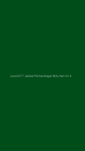 Tampilan Antarmuka Aplikasi Leoslot77 Jadwal Pertandingan Bola Hari Ini - 4