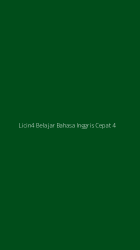 Tampilan Antarmuka Aplikasi Licin4 Belajar Bahasa Inggris Cepat - 4