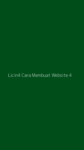 Tampilan Antarmuka Aplikasi Licin4 Cara Membuat Website - 4