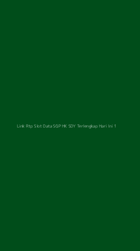 Tampilan Antarmuka Aplikasi Link Rtp Slot Data Sgp Hk Sdy Terlengkap Hari Ini - 1