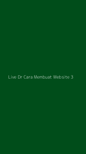 Tampilan Antarmuka Aplikasi Live Dr Cara Membuat Website - 3