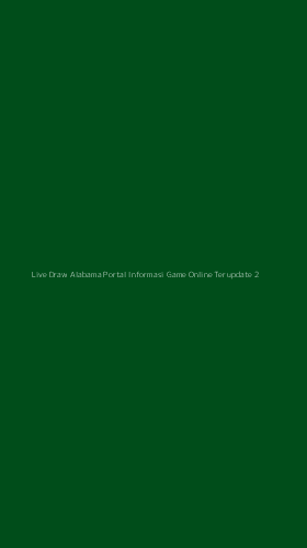 Tampilan Antarmuka Aplikasi Live Draw Alabama Portal Informasi Game Online Terupdate - 2