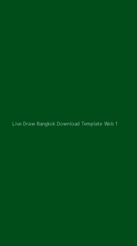 Tampilan Antarmuka Aplikasi Live Draw Bangkok Download Template Web - 1