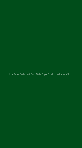Tampilan Antarmuka Aplikasi Live Draw Budapest Cara Main Togel Colok Jitu Pemula - 3