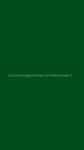 Tampilan Antarmuka Aplikasi Live Draw England Pembersih Ram Otomatis - 3