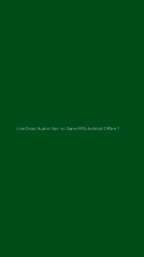 Tampilan Antarmuka Aplikasi Live Draw Huahin Hari Ini Game Rpg Android Offline - 1