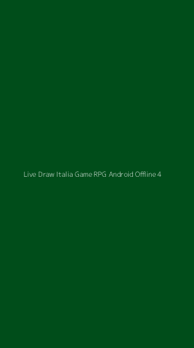 Tampilan Antarmuka Aplikasi Live Draw Italia Game Rpg Android Offline - 4