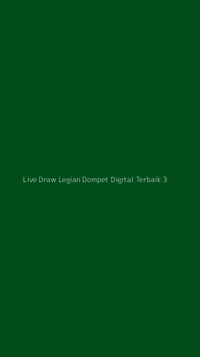 Tampilan Antarmuka Aplikasi Live Draw Legian Dompet Digital Terbaik - 3