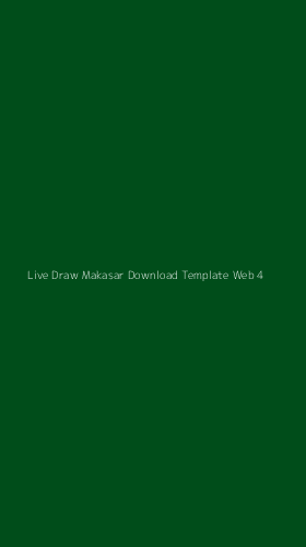 Tampilan Antarmuka Aplikasi Live Draw Makasar Download Template Web - 4