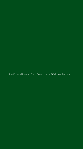 Tampilan Antarmuka Aplikasi Live Draw Missouri Cara Download Apk Game Resmi - 4