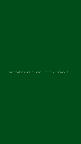 Tampilan Antarmuka Aplikasi Live Draw Pyongyang Daftar Akun Pro Slot Internasional - 3