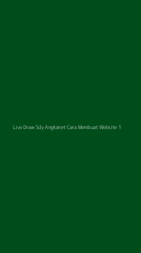Tampilan Antarmuka Aplikasi Live Draw Sdy Angkanet Cara Membuat Website - 1
