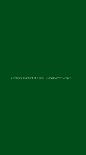 Tampilan Antarmuka Aplikasi Live Draw Starlight Princess Tutorial Server Linux - 4