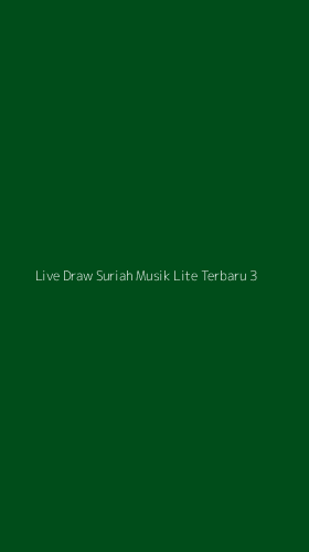 Tampilan Antarmuka Aplikasi Live Draw Suriah Musik Lite Terbaru - 3