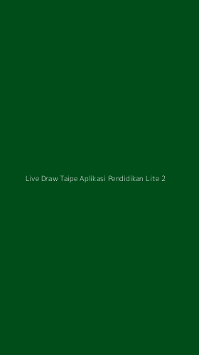 Tampilan Antarmuka Aplikasi Live Draw Taipe Aplikasi Pendidikan Lite - 2