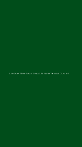 Tampilan Antarmuka Aplikasi Live Draw Timor Leste Situs Multi Game Terbesar Di Asia - 4