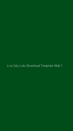 Tampilan Antarmuka Aplikasi Live Sdy Loto Download Template Web - 1