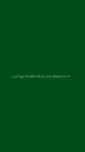 Tampilan Antarmuka Aplikasi Live Sgp Prediksi Bola Jitu Malam Ini - 4