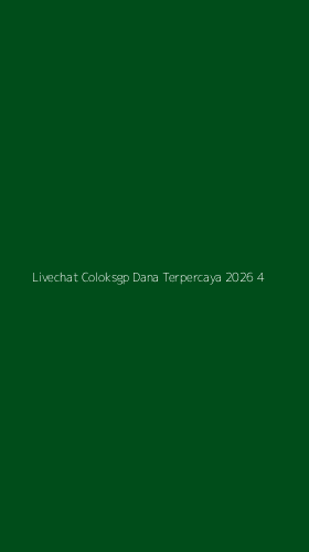 Tampilan Antarmuka Aplikasi Livechat Coloksgp Dana Terpercaya 2026 - 4