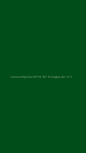 Tampilan Antarmuka Aplikasi Liveresulthkg Data Sgp Hk Sdy Terlengkap Hari Ini - 3