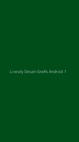 Tampilan Antarmuka Aplikasi Livesdy Desain Grafis Android - 1